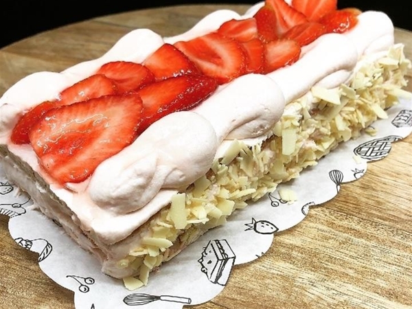 Aardbei schnitte