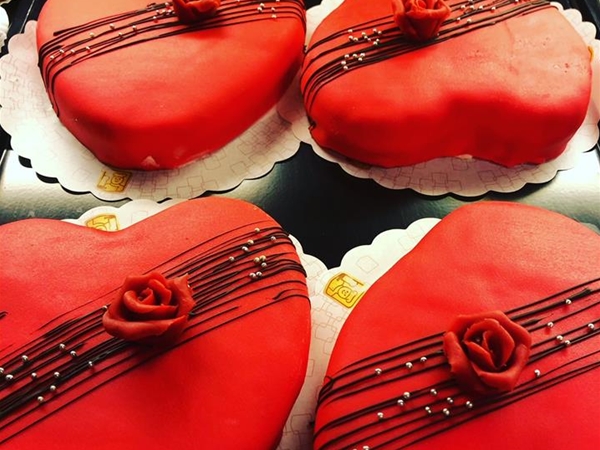 Valentijn taartje 6p