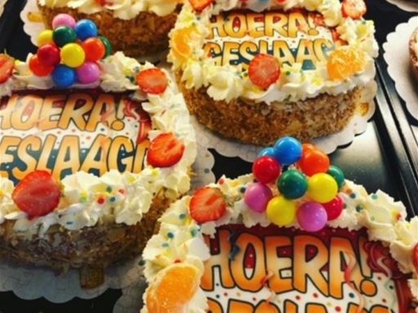 Geslaagd taartje 6 p