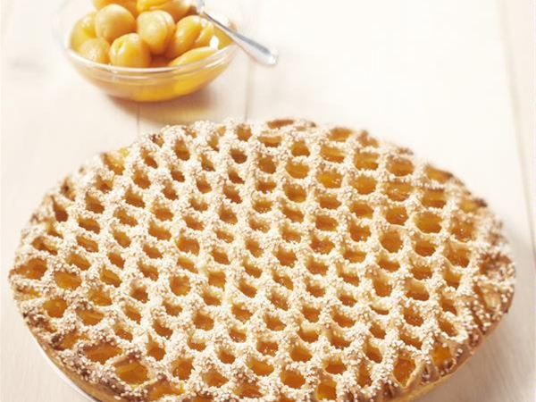 Limburgse abrikozen vlaai 12 persoons